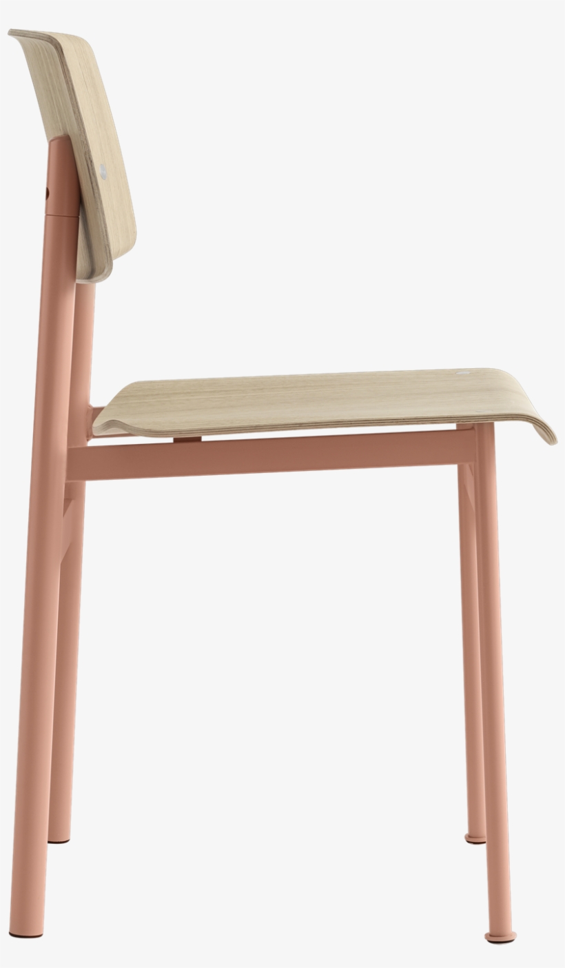Crafted With Precision - Loft Chair - Set Of 2 Dusty Rose/oak By Thomas Bentzen, transparent png