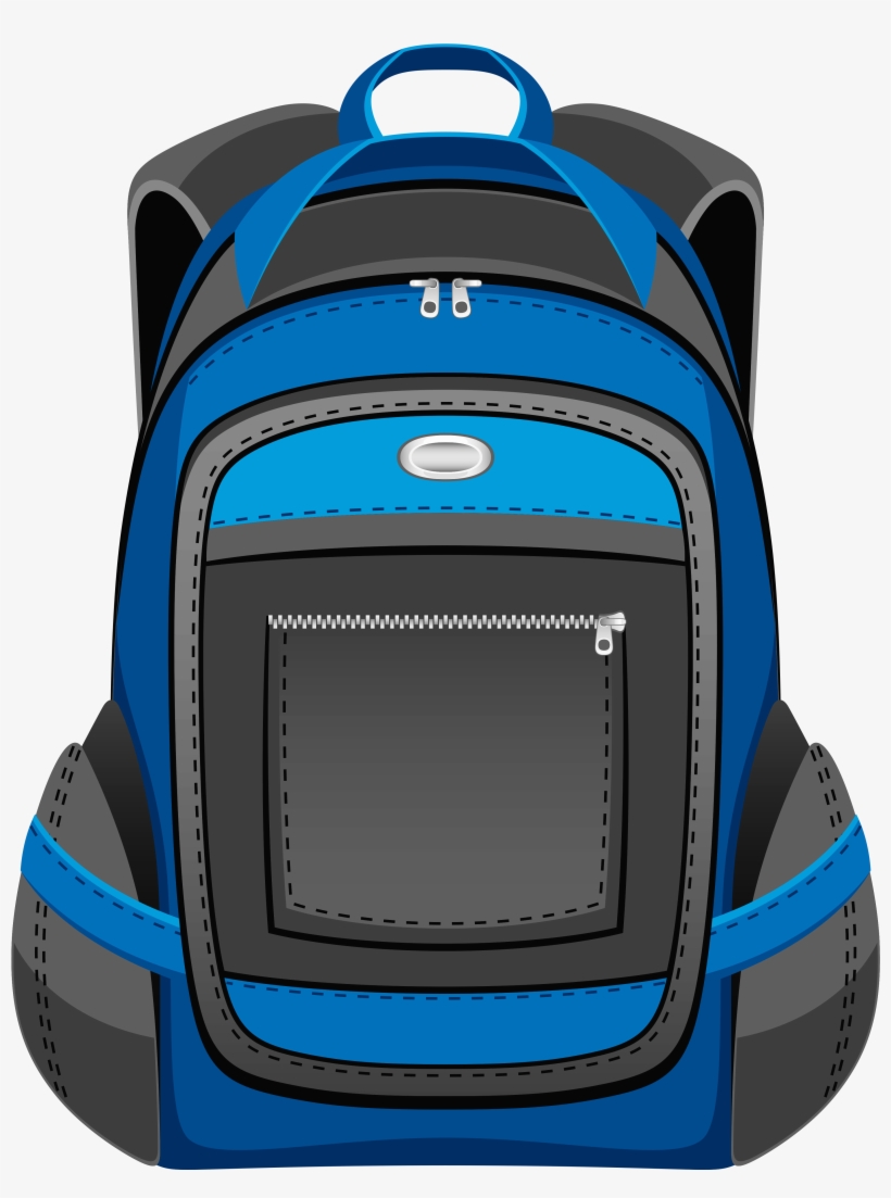 School Backpack Clipart Download - Bag Pack Vector Png, transparent png