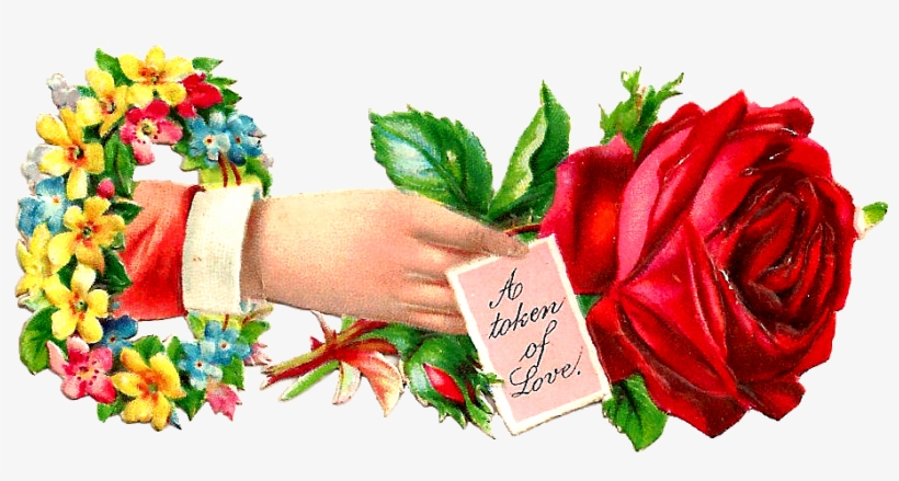 Rose Clipart Love Flower - Love Flowers Png, transparent png