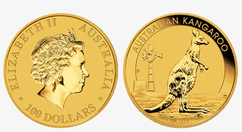 The - 1 Oz Australian Gold Kangaroo Coin, transparent png