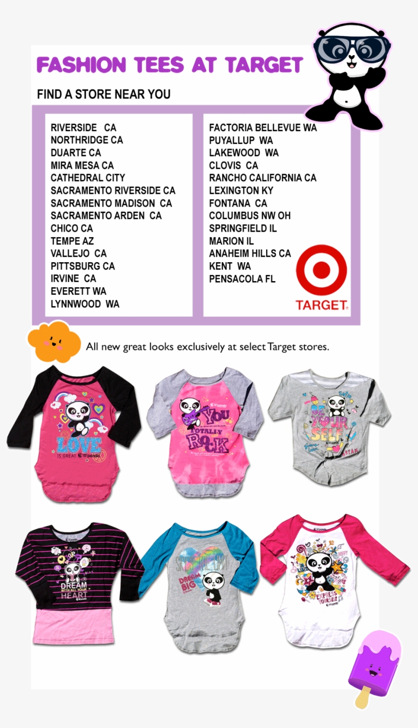 Lil'panda Target Fashion Tees - Active Shirt, transparent png