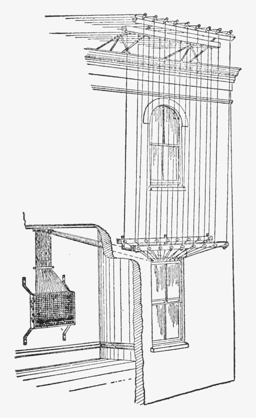 Psm V70 D526 Telephone Wiring Through The Window - Technical Drawing, transparent png