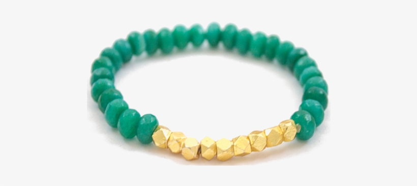 Gold Nugget Bead Bracelet - Bracelet, transparent png