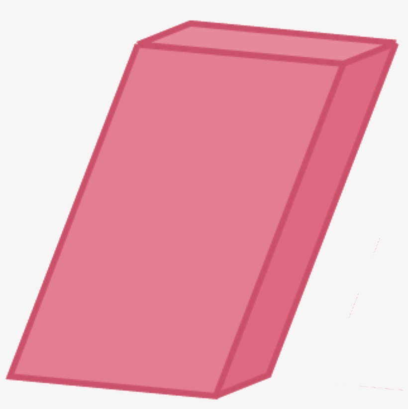 Old Eraser Body - Bfdi Eraser Icon, transparent png
