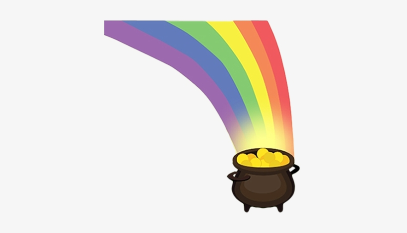 Patrick's Day Is Almost Here, And Worcester College - Rainbow Pot Of Gold Png, transparent png