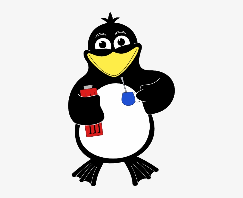 Penguin Tux Linux Svg Clip Arts 360 X 591 Px, transparent png