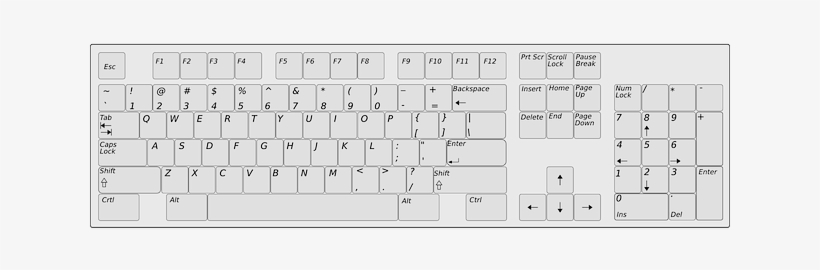 Computer, Keyboard, Input, Device, Computers - Keyboard Clipart, transparent png