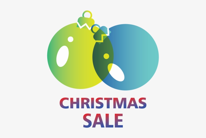 Christmas Sale With Elements Multi Color Gradient Style, - Christmas Tree Safety, transparent png