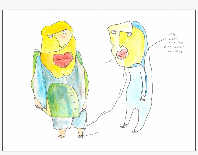 Foot Mouth - Child Art, transparent png