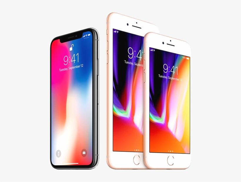 Iphone8 Iphone8plus Iphonex - Iphone X Vs Iphone 8, transparent png