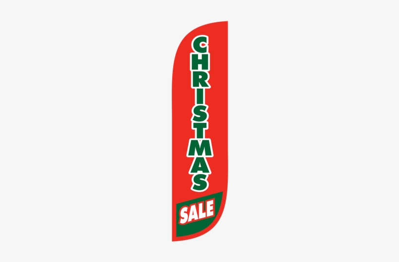 5ft Christmas Sale Feather Flag Red & Green - Lookourway Christmas Sale Red & Green Feather Flag, transparent png