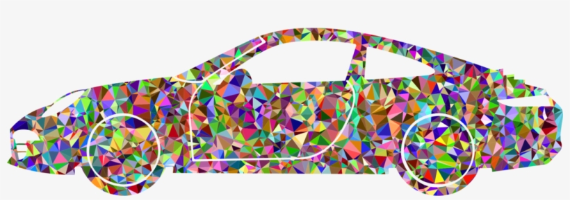 Download Computer Icons Abstract Art Calcabz Chromatic - Prismatic Rainbow Car Round Ornament, transparent png