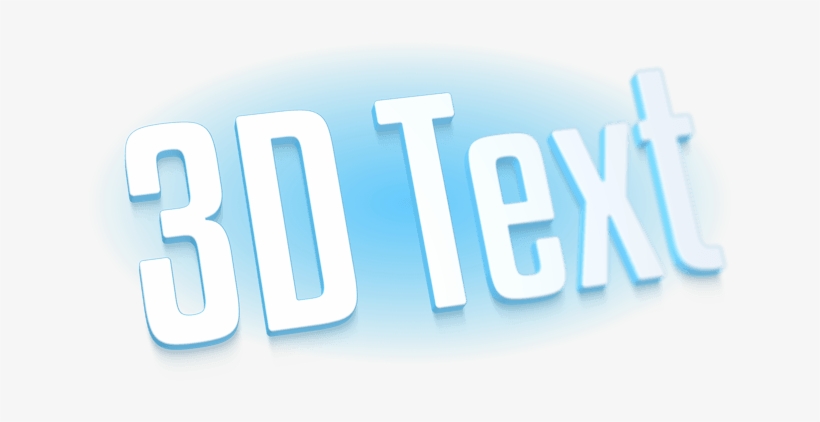 3d Text Rendering - Rendering, transparent png