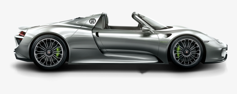 918 Spyder - Porsche 918 Side View - 800x450 PNG Download - PNGkit