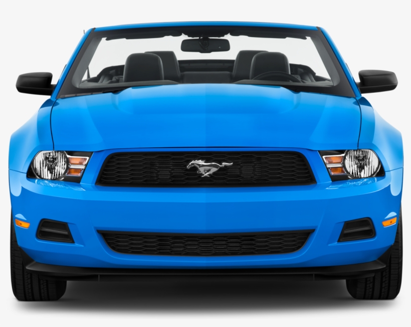 1 Png - Black Ford Mustang Front, transparent png