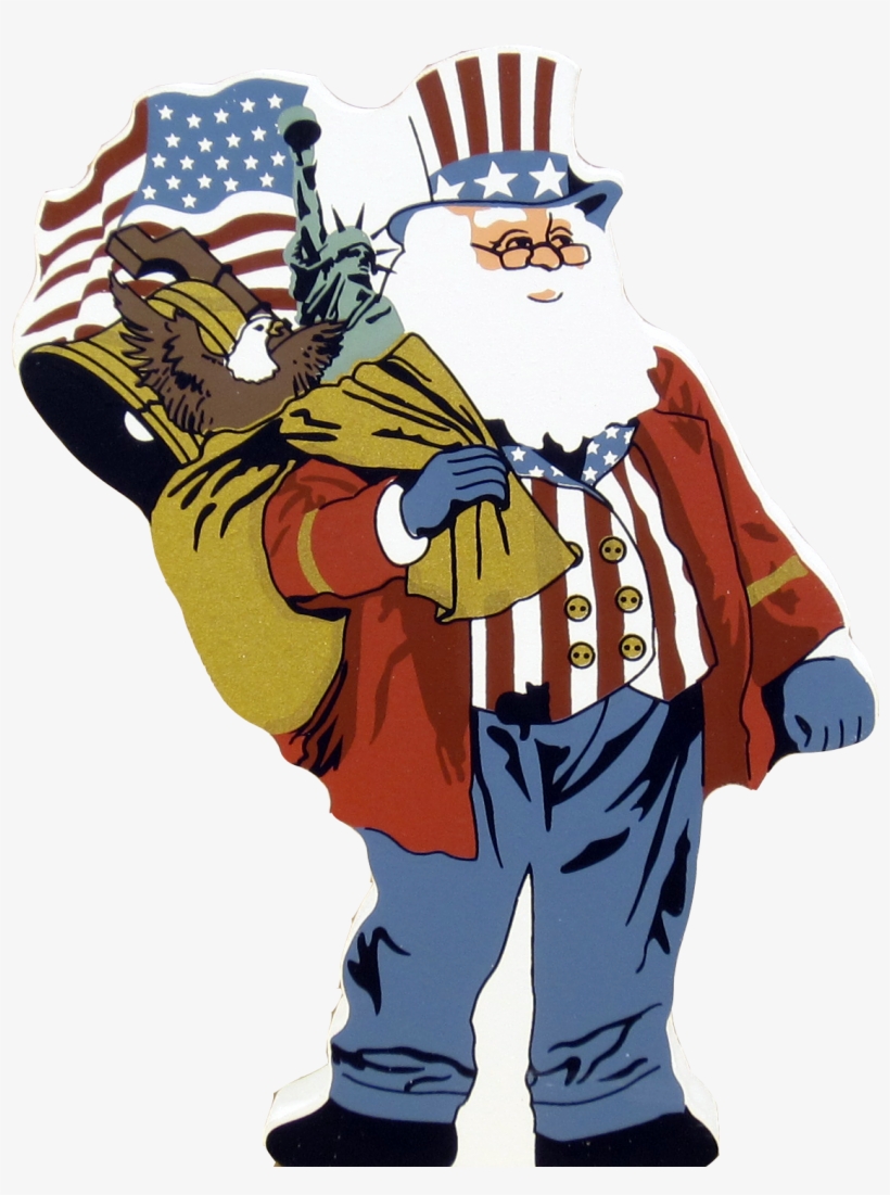 When Did You Find Out That Santa Isn't Real For Many, - Uncle Sam Santa Png, transparent png
