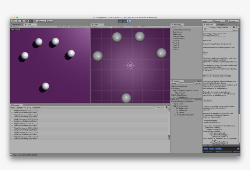 Disable Os X Gestures - Unity Multitouch, transparent png