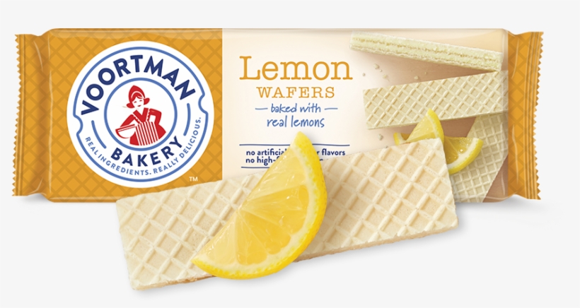 Us Wafer Lemon - Voortman Strawberry Banana Wafers, transparent png