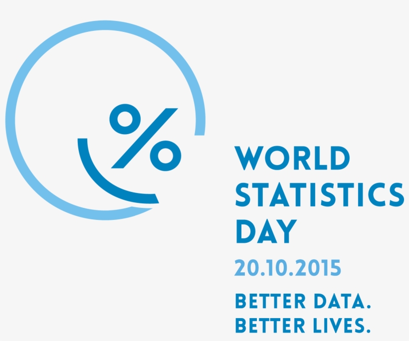 Eps Jpg Png - World Statistics Day Logo 2018, transparent png