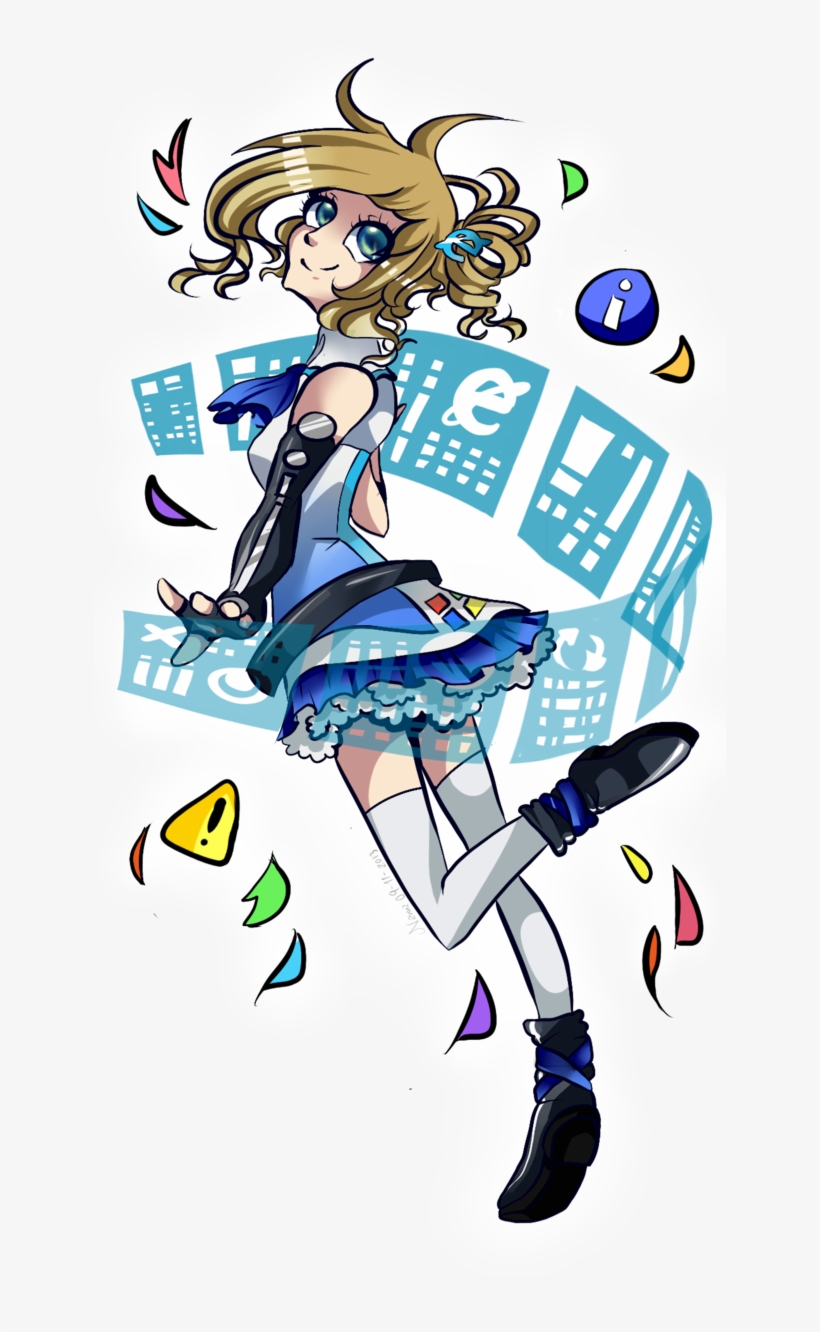 Magical Girl Internet Explorer By Dotswap On Deviantart - Internet Explorer Chan Png, transparent png