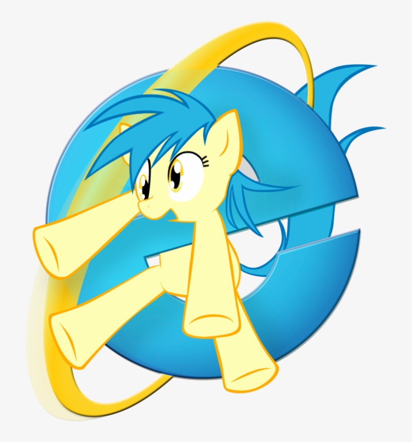 Pony Yellow Vertebrate Cartoon Clip Art Fictional Character - Browser Ponies, transparent png