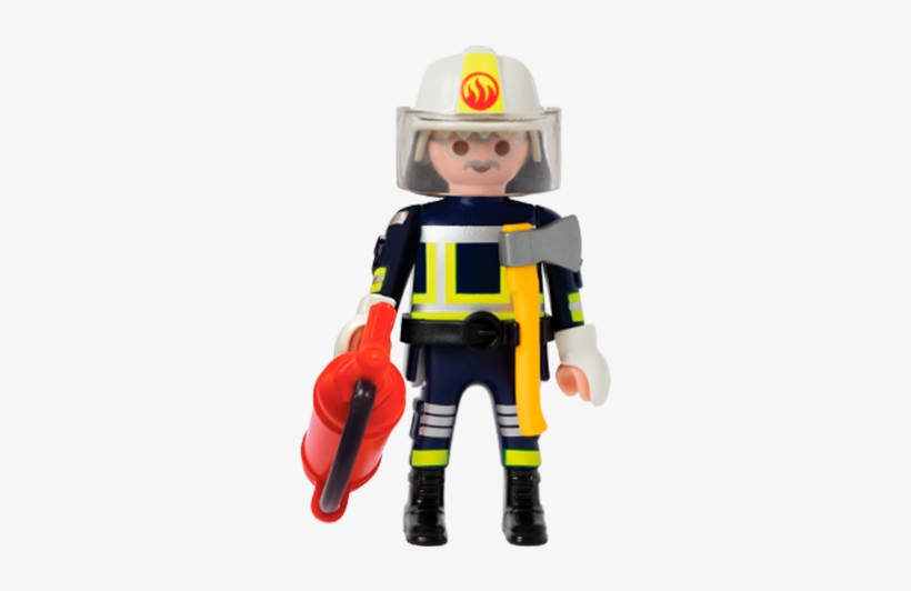 Playmobil - Quick - 2017s1-fra - Fireman - Commandant De Bord Playmobile, transparent png