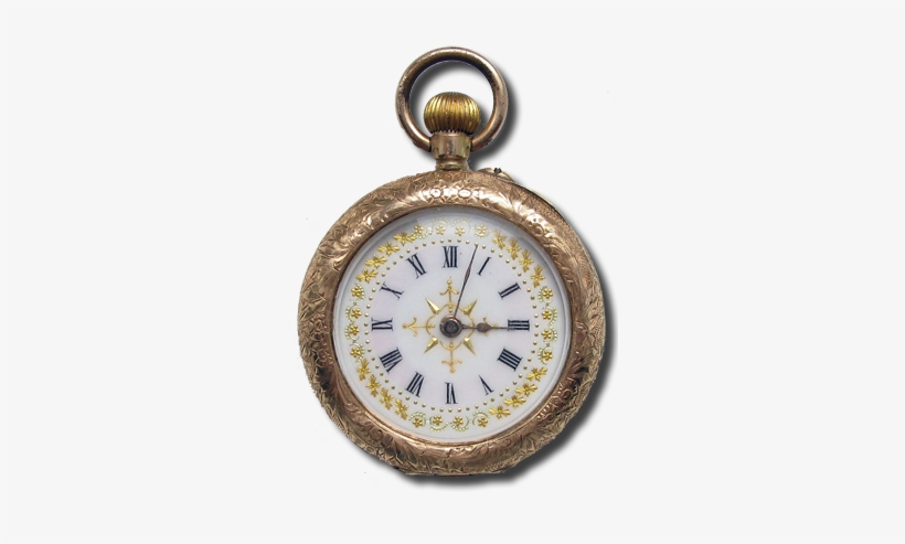The Rare Gold Timepiece - Old Pocket Clock Png, transparent png