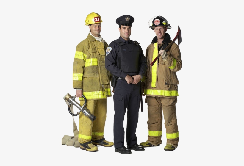 Police And Fireman - Police And Firefighters, transparent png