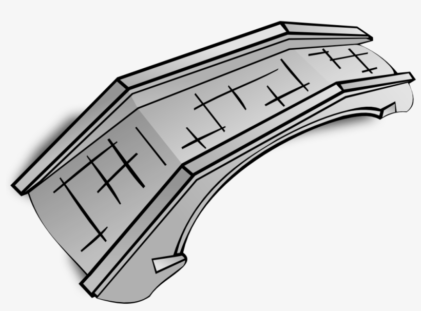 Onlinelabels Clip Art - Bridge On A Map, transparent png
