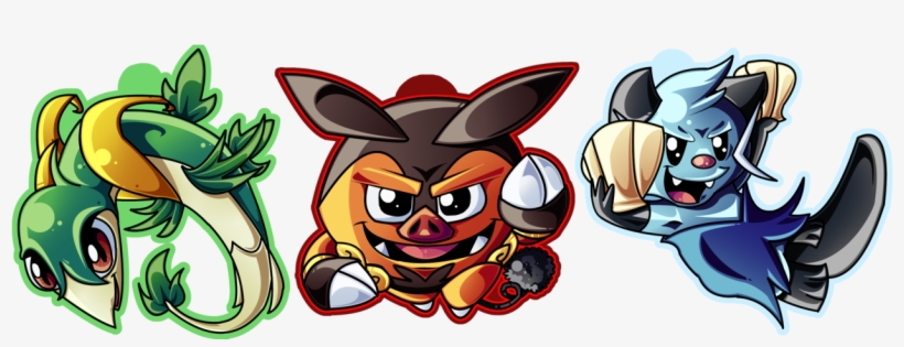 Pokemon Gen 5 Starter Chains - Cartoon, transparent png