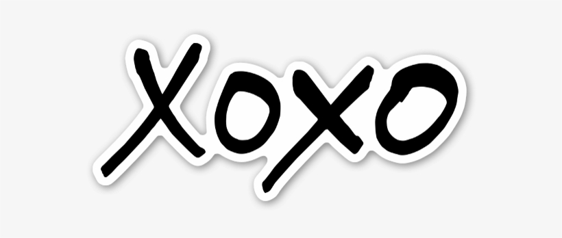 Xoxo Sticker - Xoxo Png, transparent png