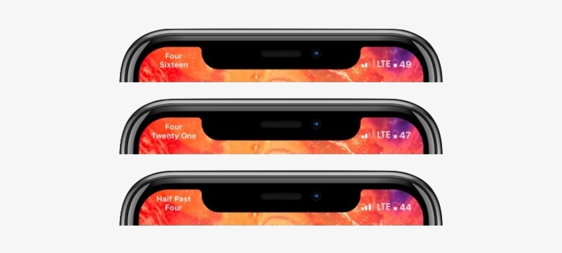 [upcoming] Textyclock For Status Bar Upcoming - Iphone, transparent png