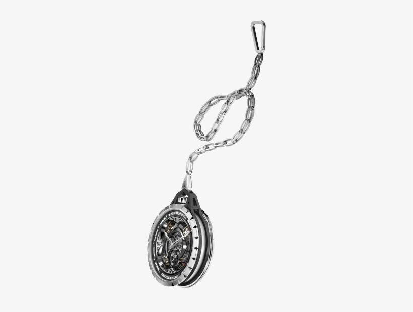 Roger Dubuis Excalibur Spider Pocket Time Instrument - Modern Pocket Watches For Sale, transparent png