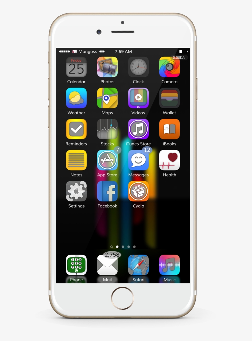 What's Up Guys Have You Install The Best Anemone Themes - Iphone 6 Plus 128 Gb, transparent png