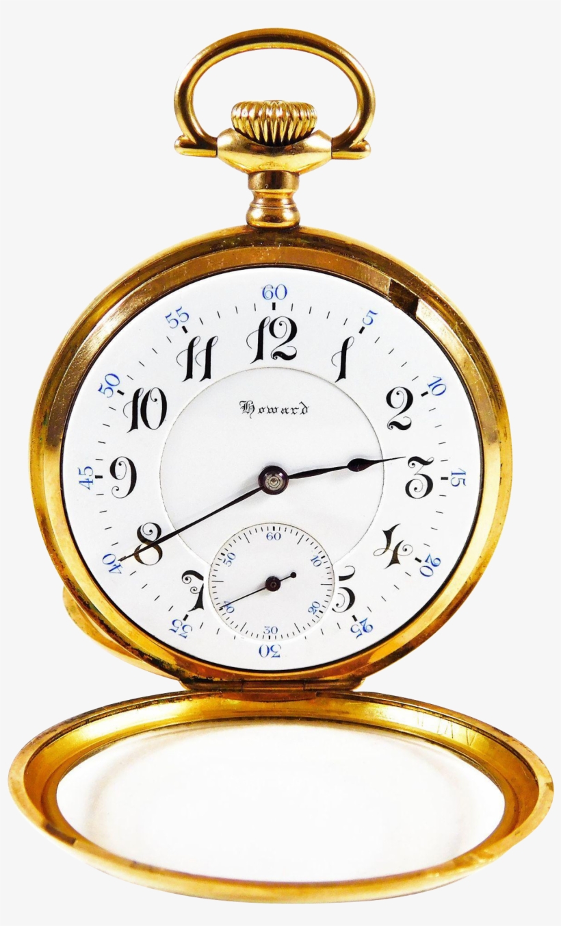 Rare 1915 Antique Howard Series 9 Pocket Watch In Original, transparent png