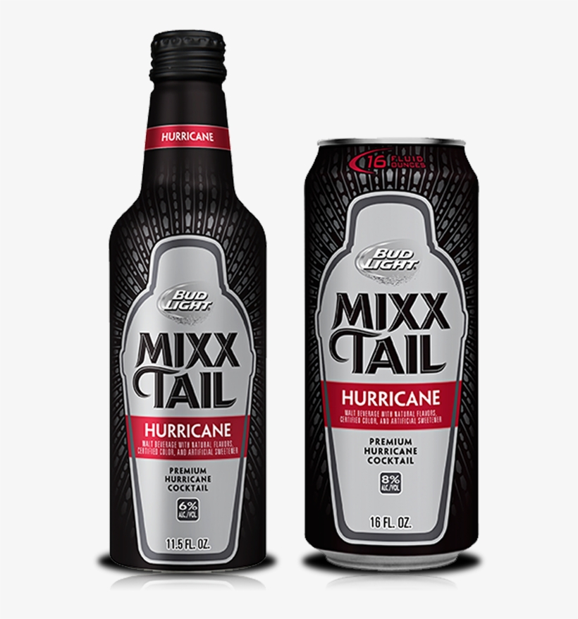 Bud Light Mixx Hurricane 24oz - Bud Light Mixx Tails, transparent png