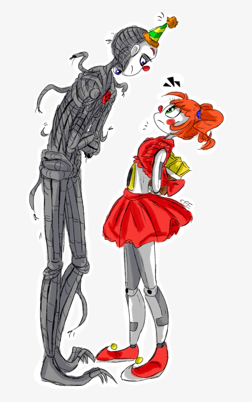 Pin By Tainara Tapchan On Just Something Stuff - Fnaf Baby X Ennard, transparent png