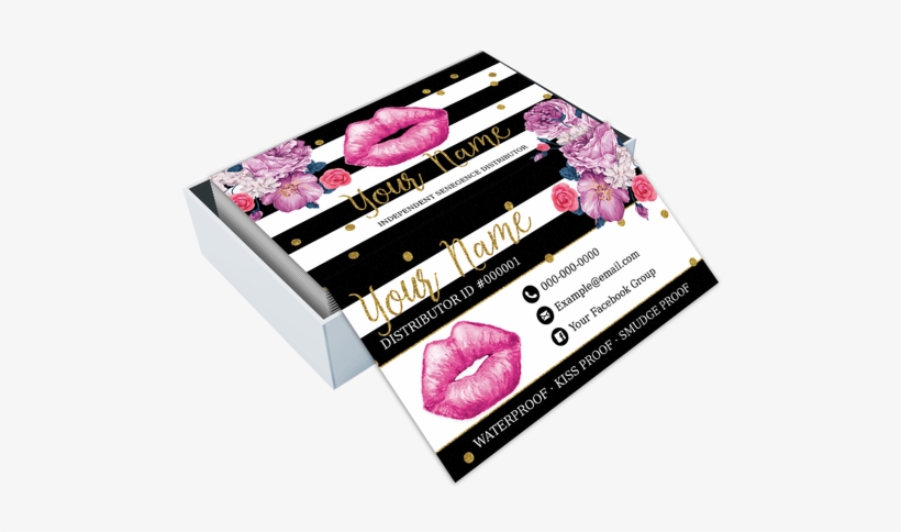 Custom Senegence Lipsense Business Cards Design - Senegence, transparent png