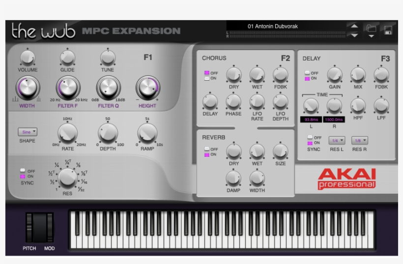 Akai Mpc Expansion The Wub V1 - Kvr, transparent png