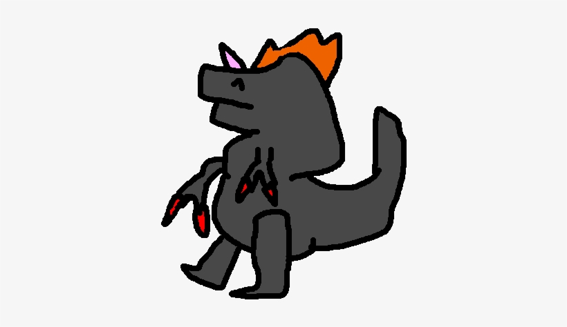 Baby Fire Narwhal-dragon - Openclipart, transparent png