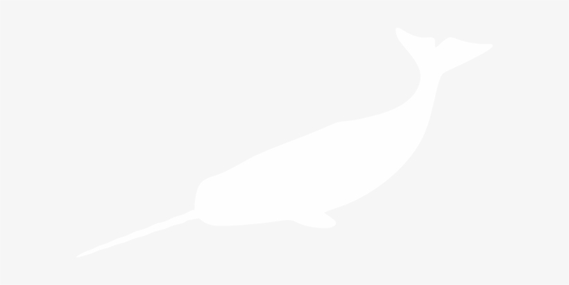 White Narwhal Clip Art At Clker - Narwhal White, transparent png