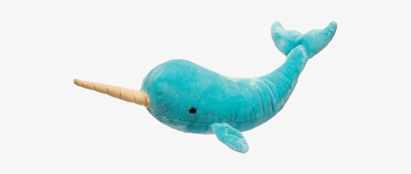 Spike Narwhal - Blue Narwhal Stuffed Animal, transparent png