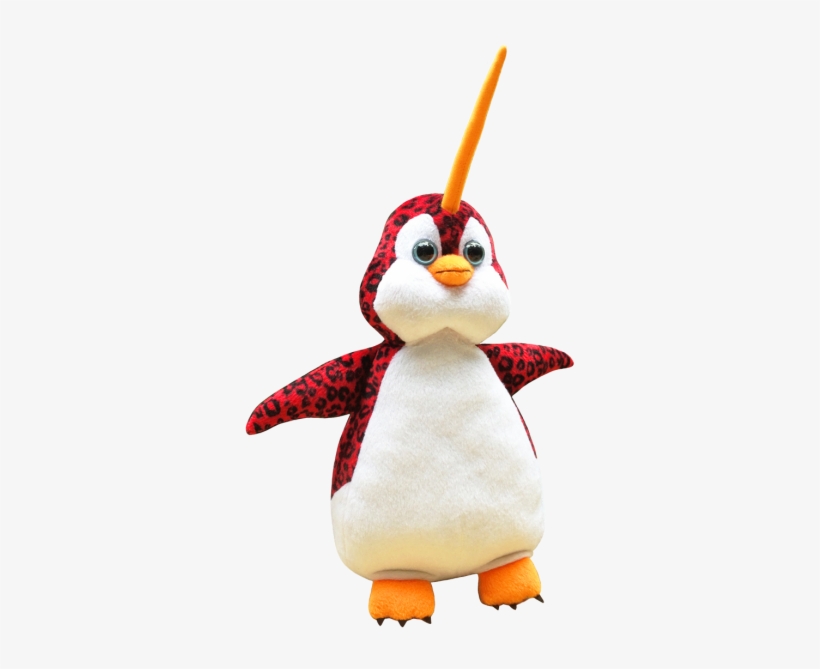 Billie The Penquin, Leopard, Narwhal Soft Toy - Stuffed Toy, transparent png