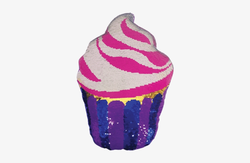 Sold Out - Iscream Mini Cupcake Reversible Sequin Pillow, transparent png