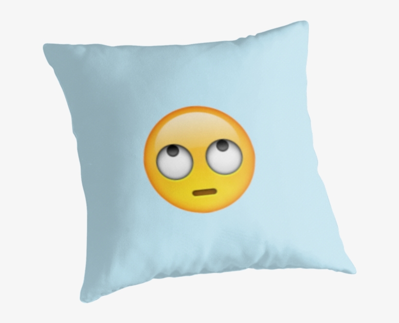 Rolling Eyes Emoji Iphone Pillows Png 875x875 PNG Download PNGkit