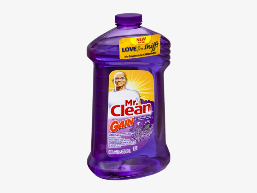 Mr. Clean 40 Fl. Oz. Multi Surface Liquid Cleaner With, transparent png