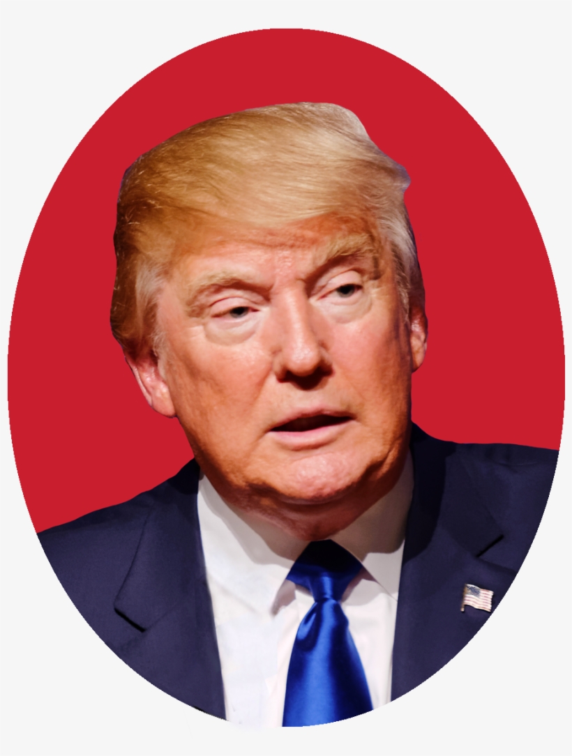 Download Donald Trump Latest Version 2018 - Donald Trump Face Circle, transparent png