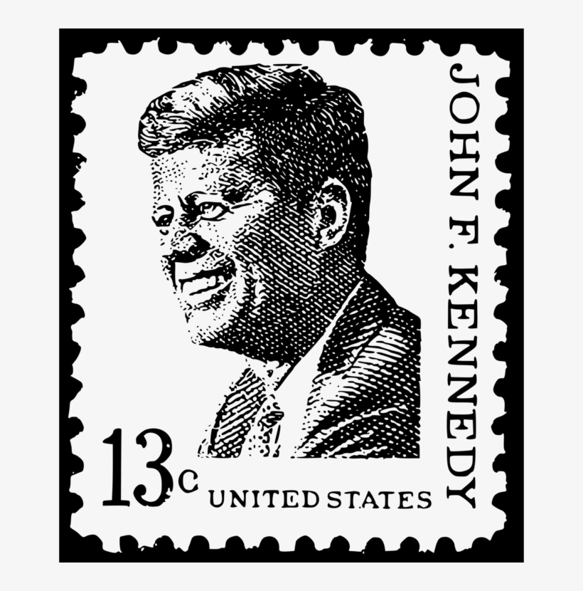 President Of The United States Postage Stamps Assassination - 13 Cent John F Kennedy Stamp, transparent png