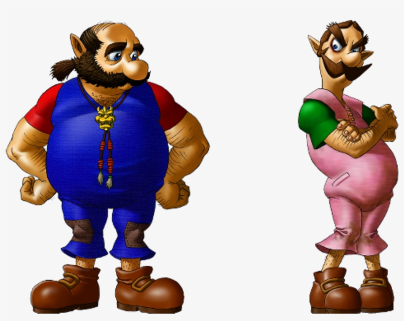 Mario And Luigi Ocarina Of Time, transparent png