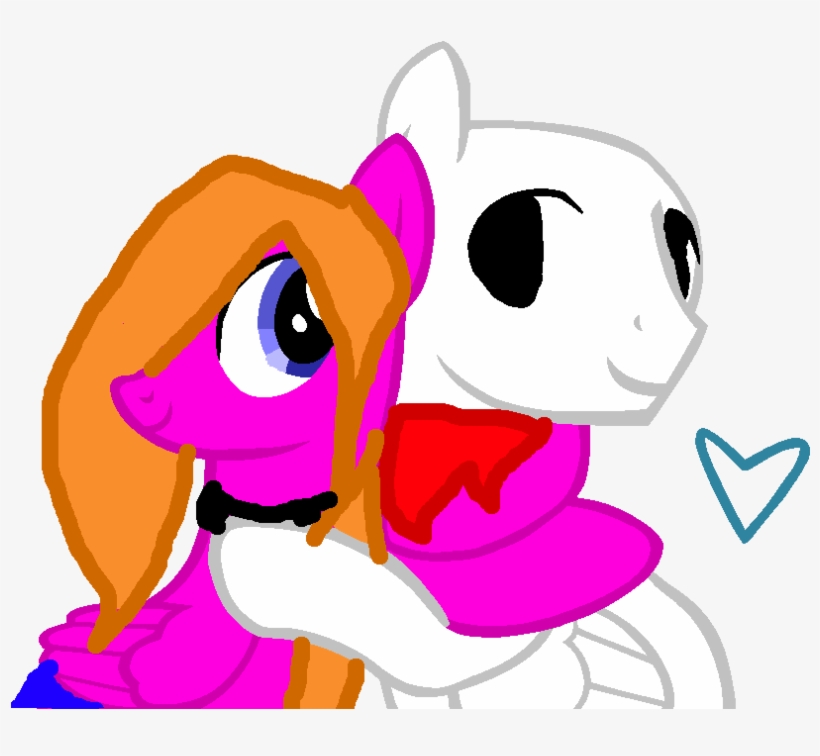 Undertale Kertas Dinding Titled Kuda, Kuda Kecil Hugz - Art, transparent png